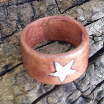 Anello wood silver star - immagine 3