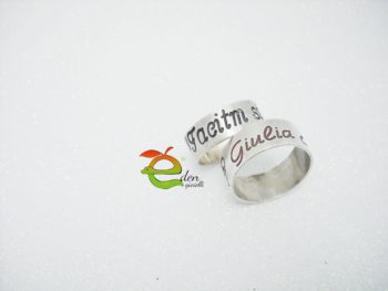 Anelli Argento 925 Personalizzabili