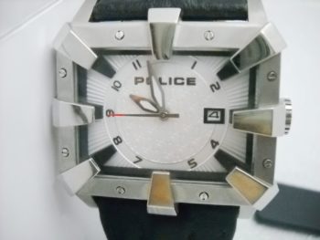 orologio police acciaio