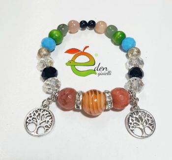 Bracciale Albero Della Vita Pietre Dure Swarovski Eden Gioielli Aversa