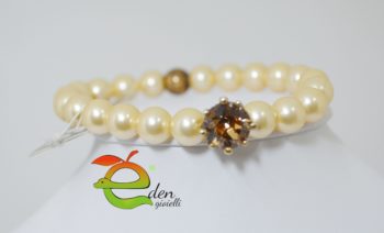 Bracciale Perle e con  Pietra - immagine 2