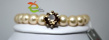 Bracciale Perle e con  Pietra - immagine 4