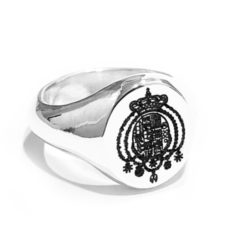 Anello Stemma Borbone - Regno delle Due Sicilie