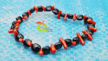 Bracciale Corallo - Onice - immagine 2