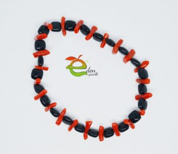 Bracciale Corallo - Onice - immagine 6