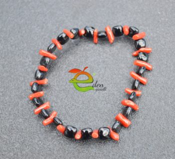 Bracciale Corallo - Onice - immagine 5