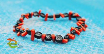 Bracciale Corallo - Onice - immagine 3