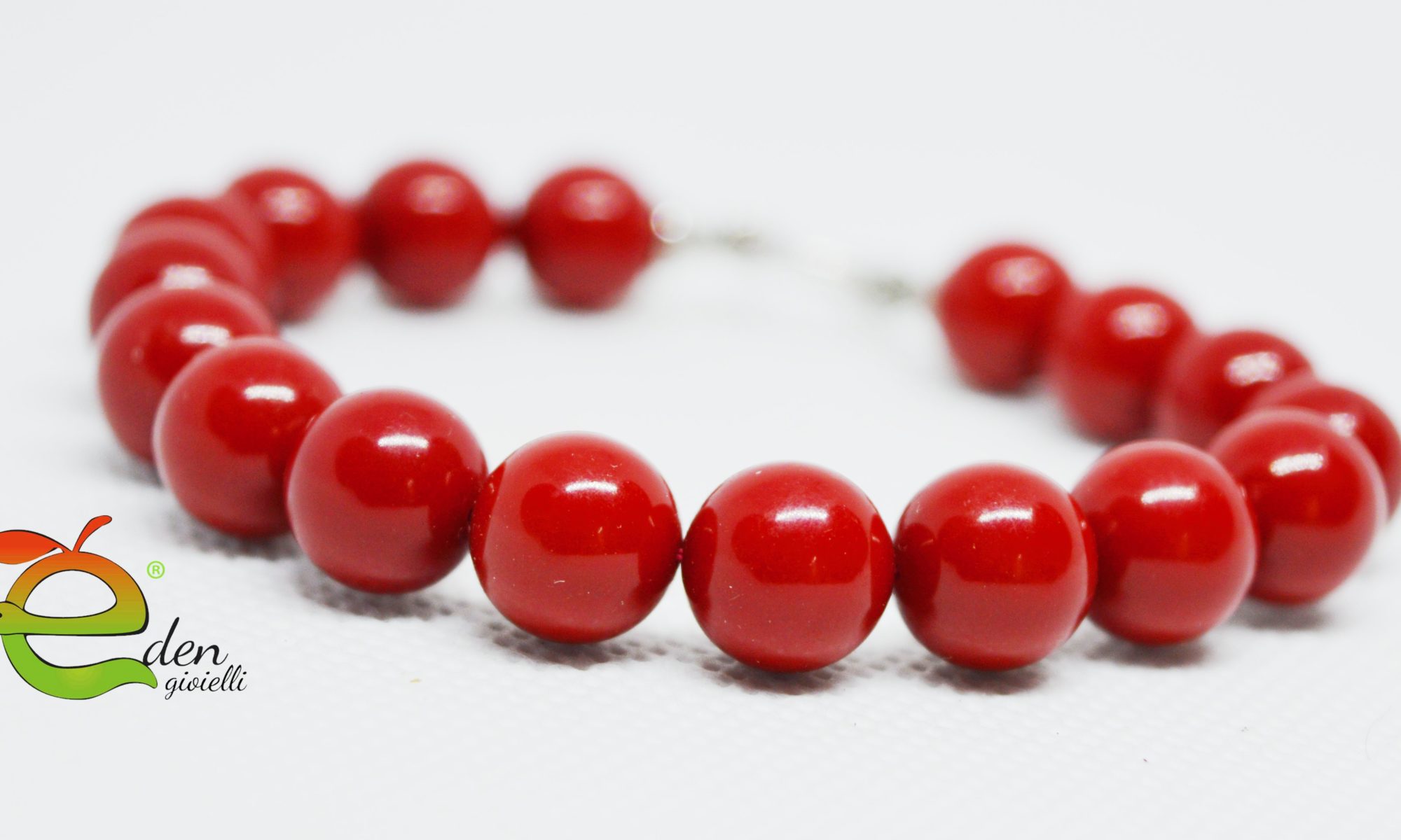 Bracciale Coralli Rosso Eden Gioielli