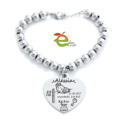 Bracciale Cuore Nascita Eden Gioielli