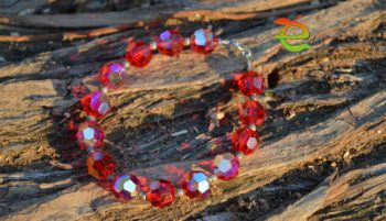 Bracciale Swarovski Rosso - immagine 3
