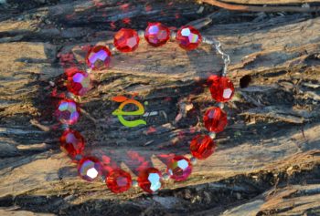 Bracciale Swarovski Rosso - immagine 6