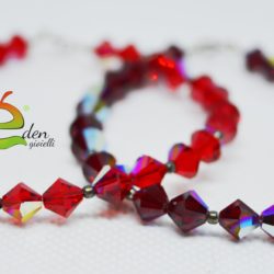 Bracciale Swarovski Rosso Eden Gioielli