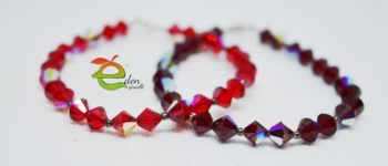 Bracciale Swarovski Rosso Eden Gioielli