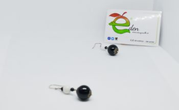 Orecchini Argento  Black White - immagine 8