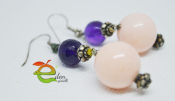 Orecchini Pink  Violet - immagine 4