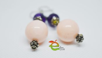 Orecchini Pink  Violet - immagine 5