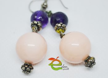 Orecchini Pink  Violet - immagine 7