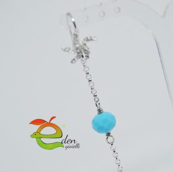 Orecchini - Turchese - Stella Marina Argento - immagine 3