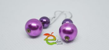 Orecchini Perle Viola Eden Gioielli Aversa