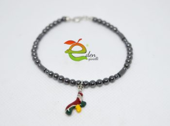 Bracciale Ematite e Asso di Bastone - immagine 4