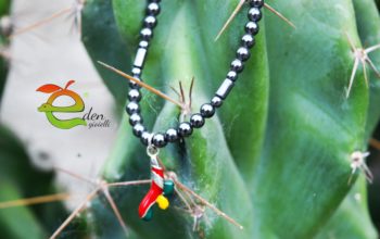 Bracciale Ematite e Asso di Bastone - immagine 7