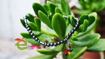 Bracciale Ematite e Asso di Bastone - immagine 5