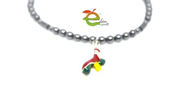 Bracciale Ematite e Asso di Bastone - immagine 3