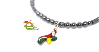 Bracciale Ematite e Asso di Bastone - immagine 2