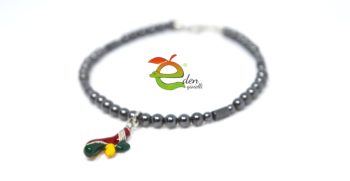 Bracciale Ematite e Asso di Bastone Eden Gioielli