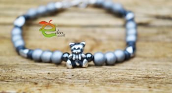 Bracciale Ematite e Orsetto - immagine 11