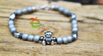 Bracciale Ematite e Orsetto - immagine 12