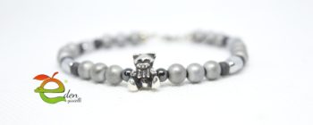 Bracciale Ematite e Orsetto - immagine 4