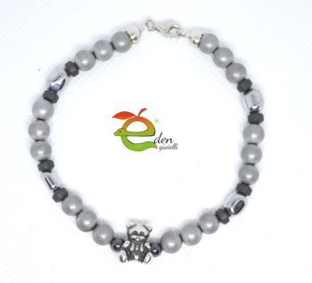 Bracciale Ematite e Orsetto - immagine 5