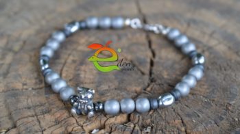 Bracciale Ematite e Orsetto - immagine 6