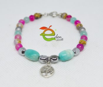 Bracciale Pietre e Albero della Vita Eden Gioielli