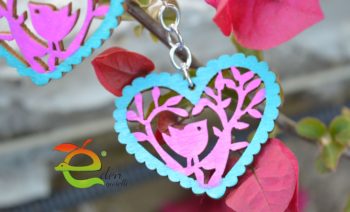 Orecchini Cuore Legno - immagine 12