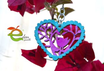 Orecchini Cuore Legno - immagine 10