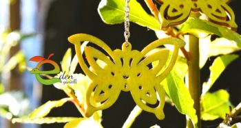 Orecchini Farfalla Legno - immagine 7