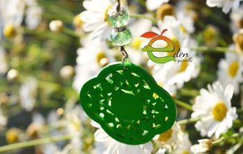 Orecchini Legno e Swarovski - immagine 8