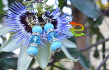 Orecchini Turchese e Swarovski - immagine 9