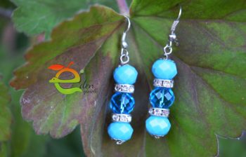 Orecchini Turchese e Swarovski - immagine 14