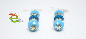 Orecchini Turchese e Swarovski - immagine 4