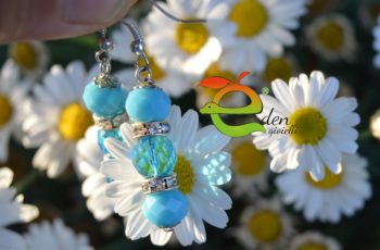 Orecchini Turchese e Swarovski - immagine 12
