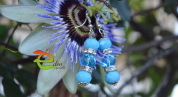 Orecchini Turchese e Swarovski - immagine 8