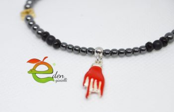 Bracciale Ematite e  Corne - immagine 3