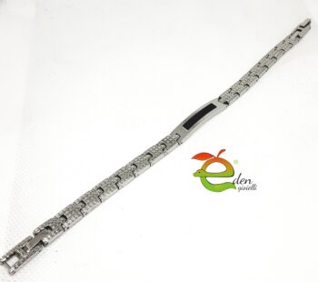 Bracciale Acciaio Piastra Nera - immagine 7