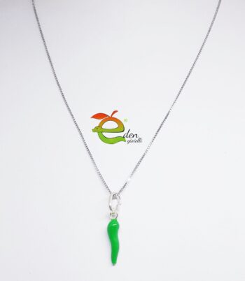Collanina con Corno Argento - immagine 4