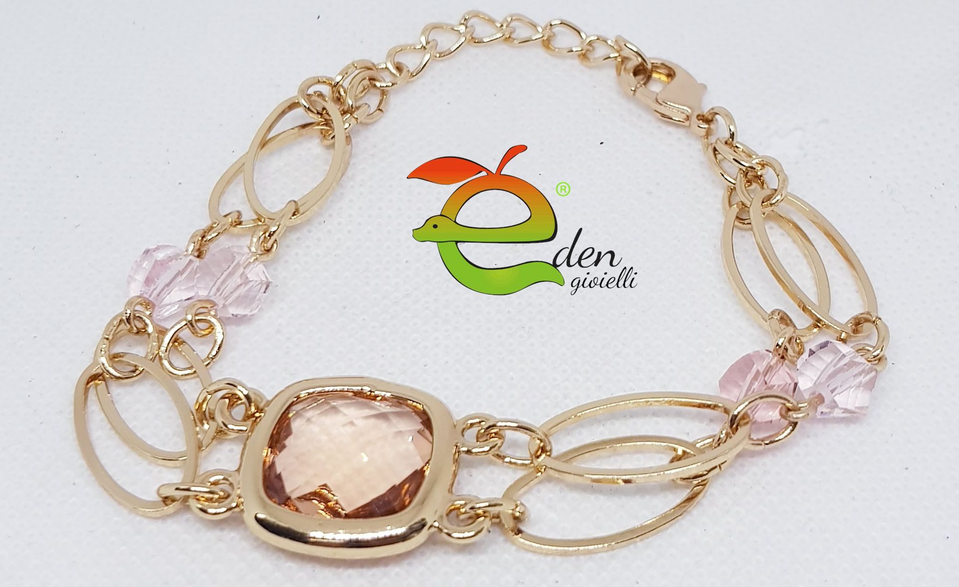 Bracciale Bronzo con Pietra Eden Gioielli