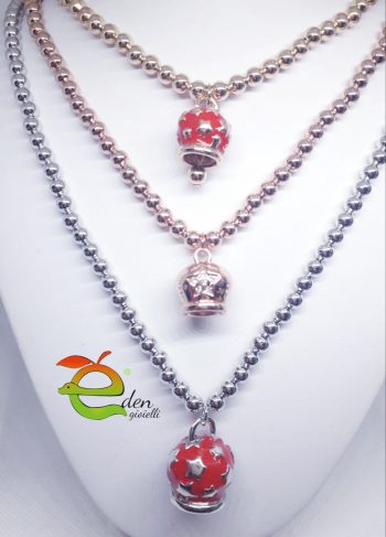 Collana Bronzo con Tris Campanelle - immagine 10