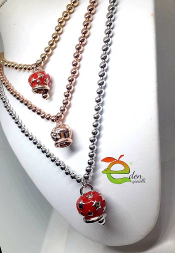 Collana Bronzo con Tris Campanelle - immagine 11